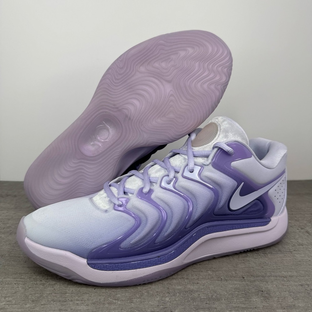 Nike KD 17 "B.A.D." Basketball Shoes -Dusty Amethyst- FJ9487-500 Men's Size 11.5